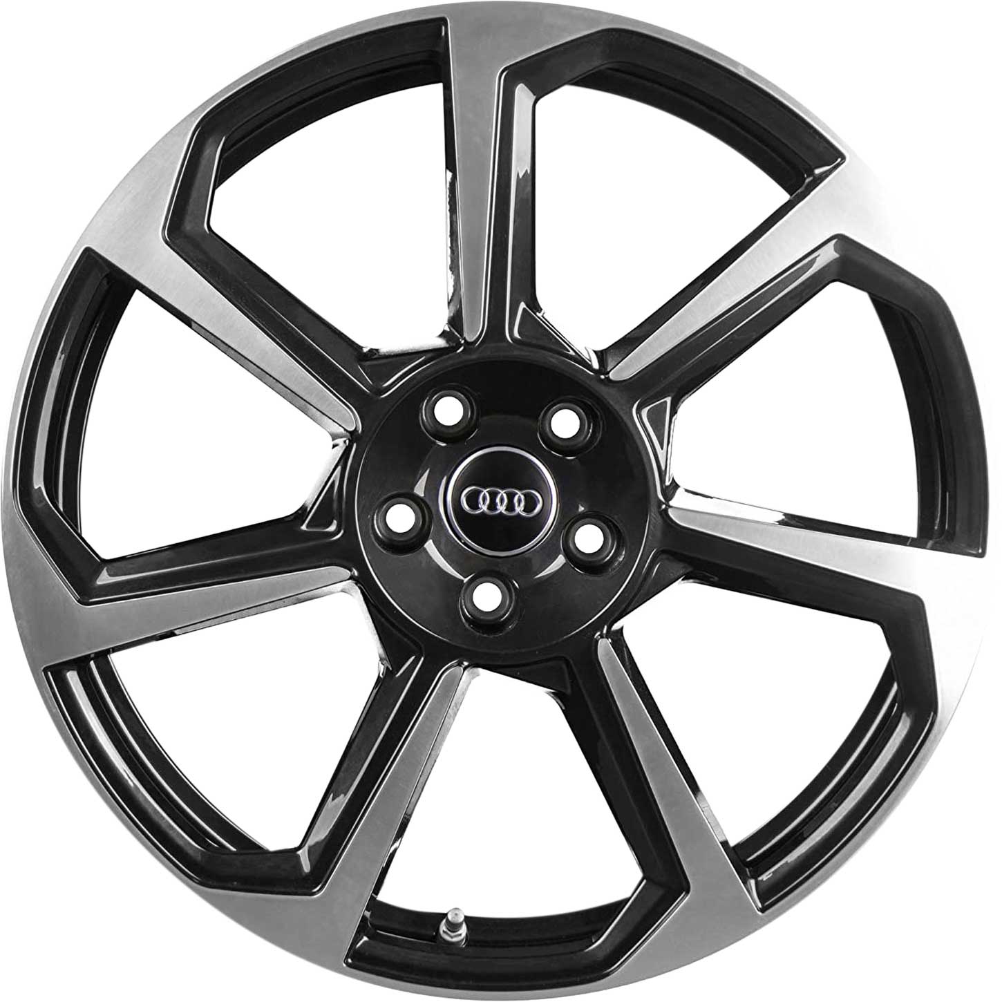 Audi 7 Spoke Rotor [TT 8S] Anthracite Black with Diamond Cut Alloy Wheel Product Image #1