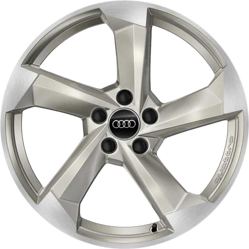 Audi Sport 5 Arm Turbine [TT 8S] Platinum with Diamond Cut Alloy Wheel Product Image #1