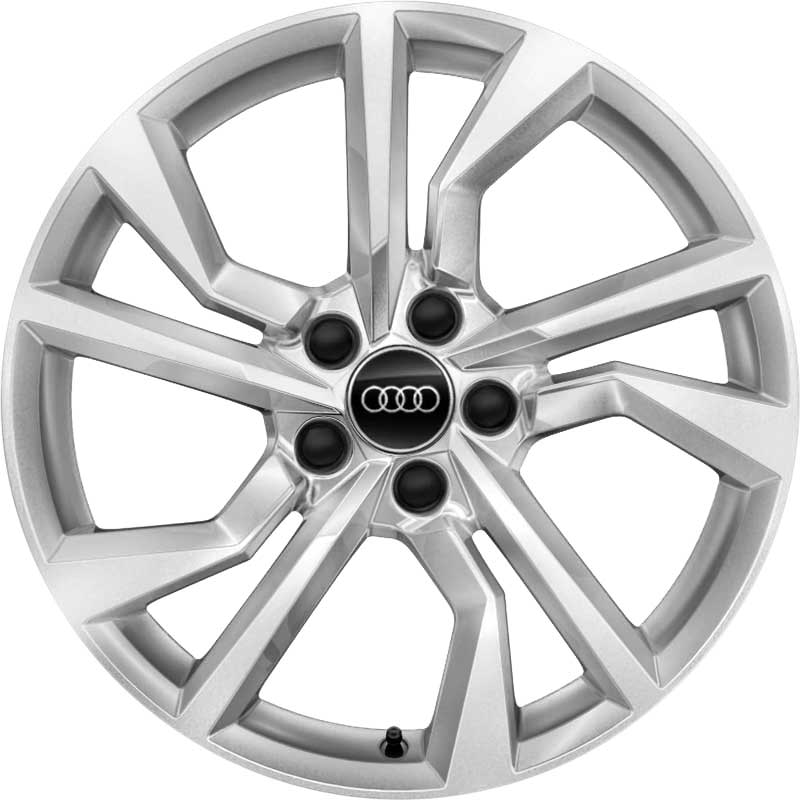 Audi 5 Y Spoke [TT 8S] Diamond Silver Alloy Wheel Product Image #1