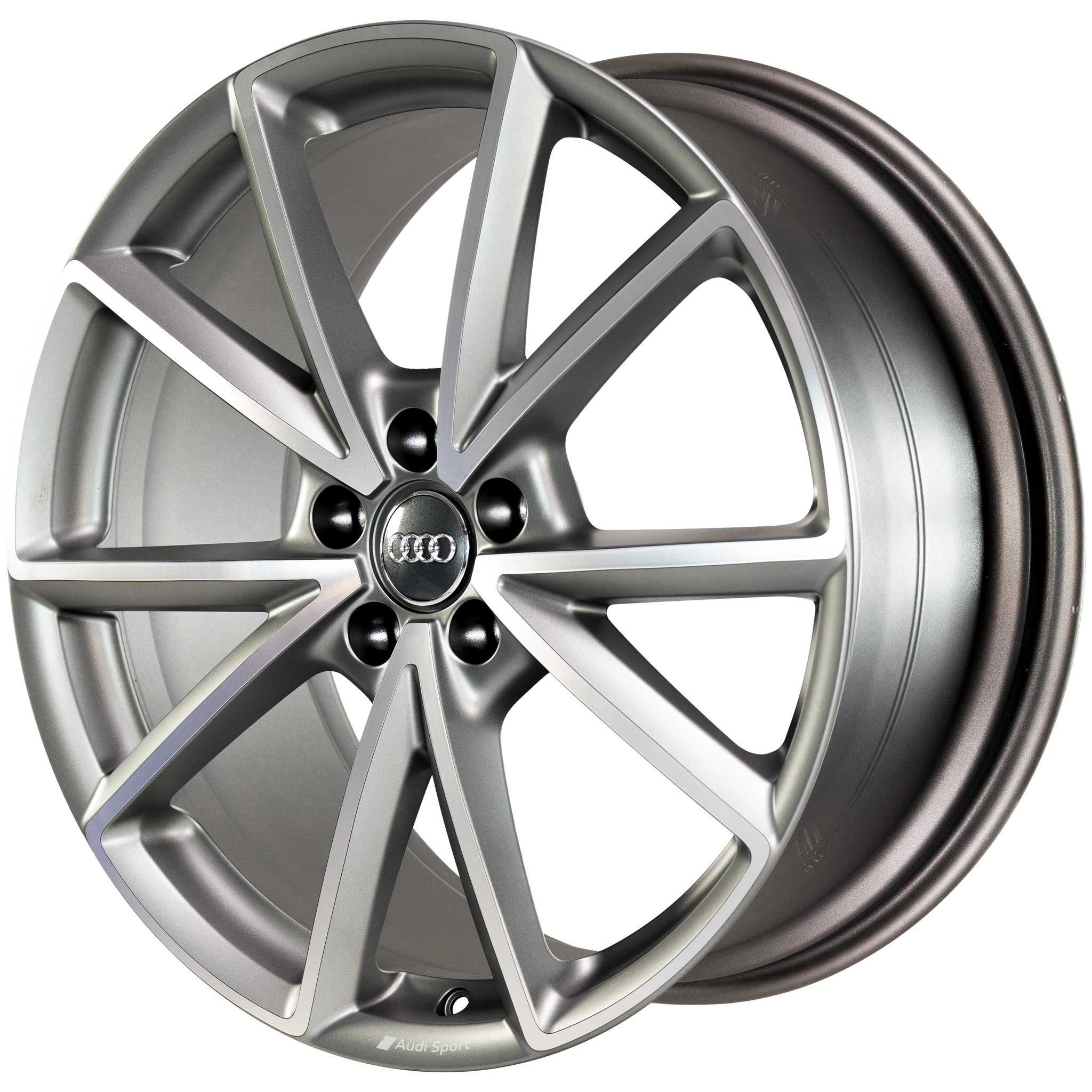 Audi Sport 5 V Spoke [TT 8S] Titanium Grey with Diamond Cut Alloy Wheel Product Image #2
