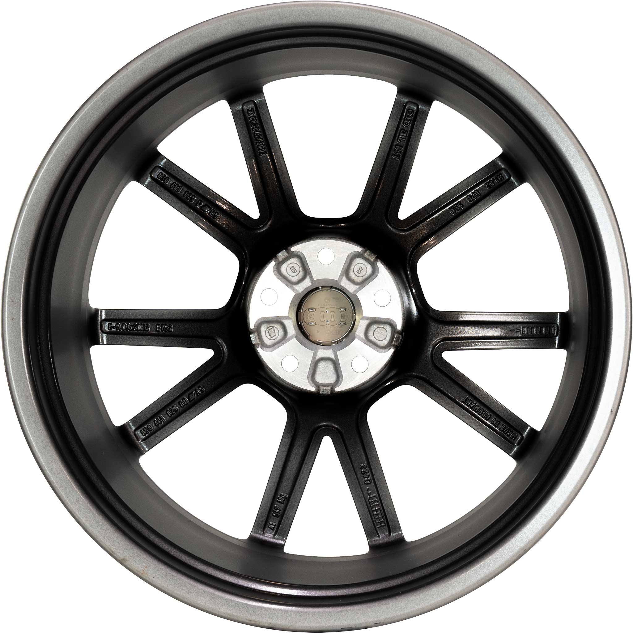 Audi Sport 5 V Spoke [TT 8S] Titanium Grey with Diamond Cut Alloy Wheel Product Image #3