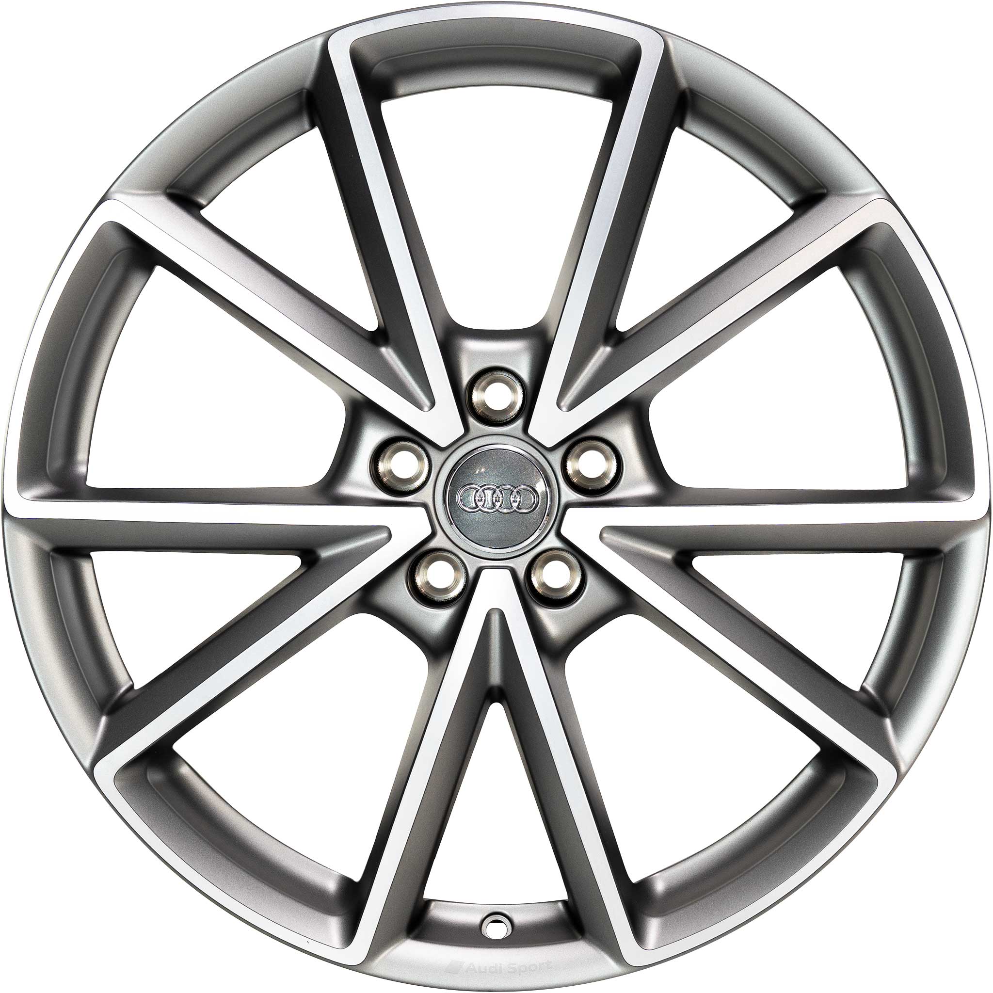 Audi Sport 5 V Spoke [TT 8S] Titanium Grey with Diamond Cut Alloy Wheel Product Image #1