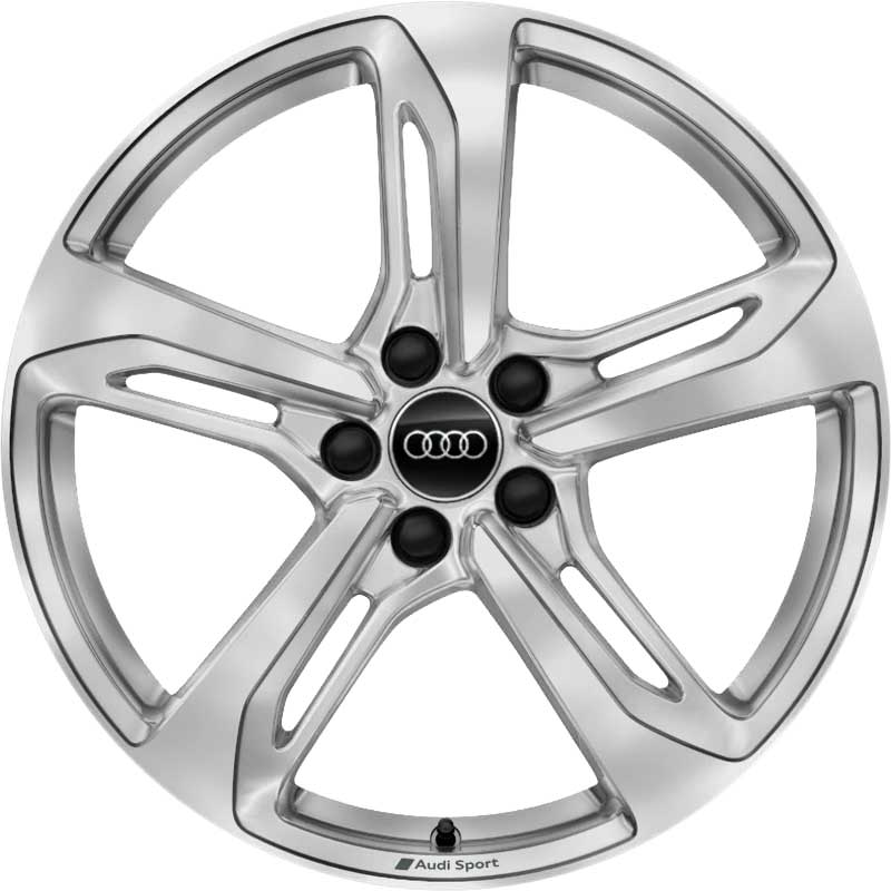 Audi Sport 5 Spoke Blade [TT 8S] Galvano Silver Alloy Wheel Product Image #1