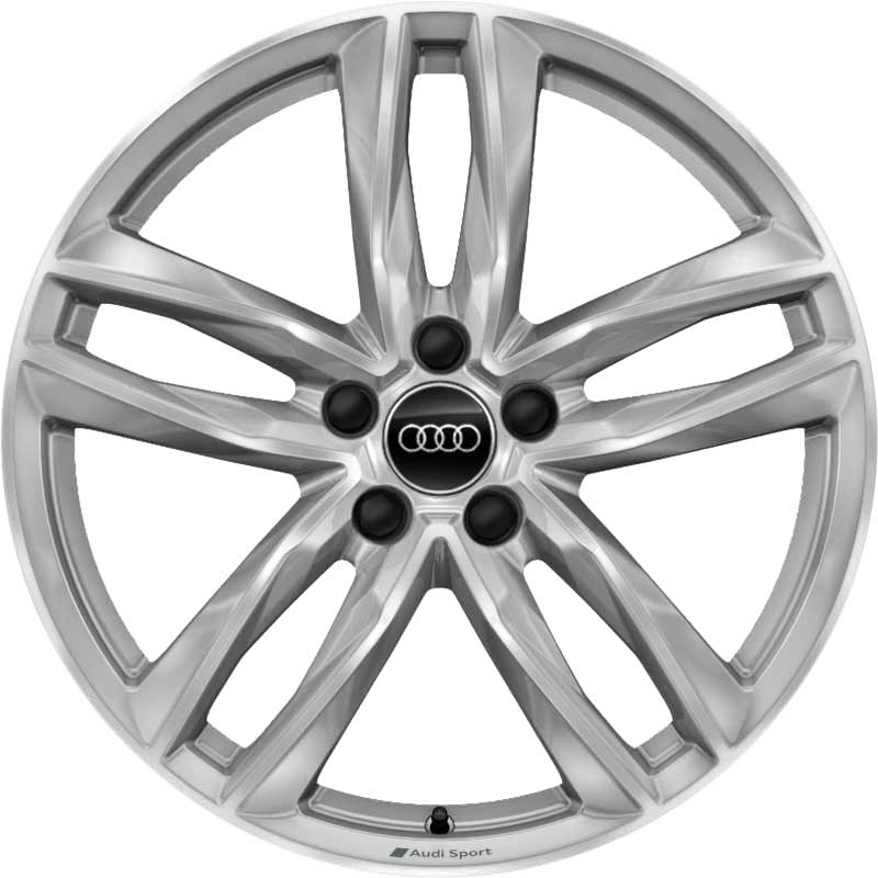 Audi Sport 5 Double [TT 8S] Galvano Silver Alloy Wheel Product Image #1
