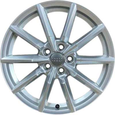 Audi 10 Spoke [TT 8S] Diamond Silver Alloy Wheel Product Image #1