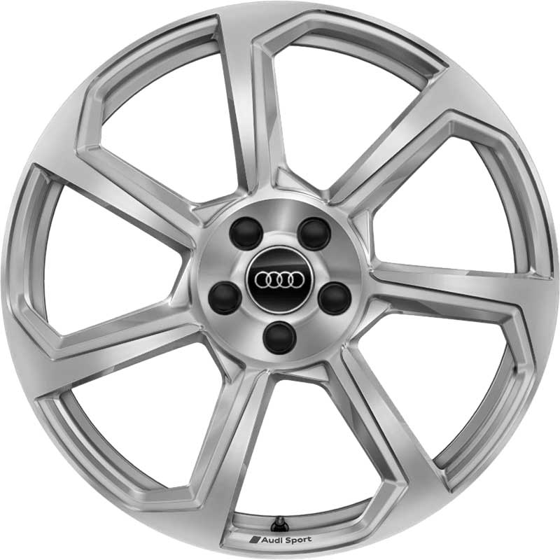 Audi Sport 7 Spoke Rotor [TT 8S] Galvano Silver Alloy Wheel Product Image #1