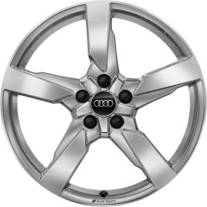 19" Audi Sport 5 Arm Polygon [TT 8S] Galvano Silver alloy wheel