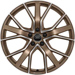 Bronze Audi Sport 5 V Spoke Star alloy wheel