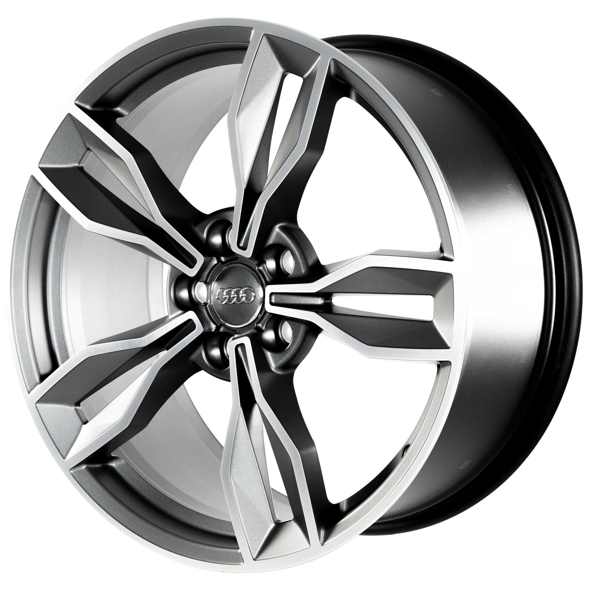 Audi 5 Arm Facet [TT 8S] Graphite Grey with Diamond Cut Alloy Wheel Product Image #2
