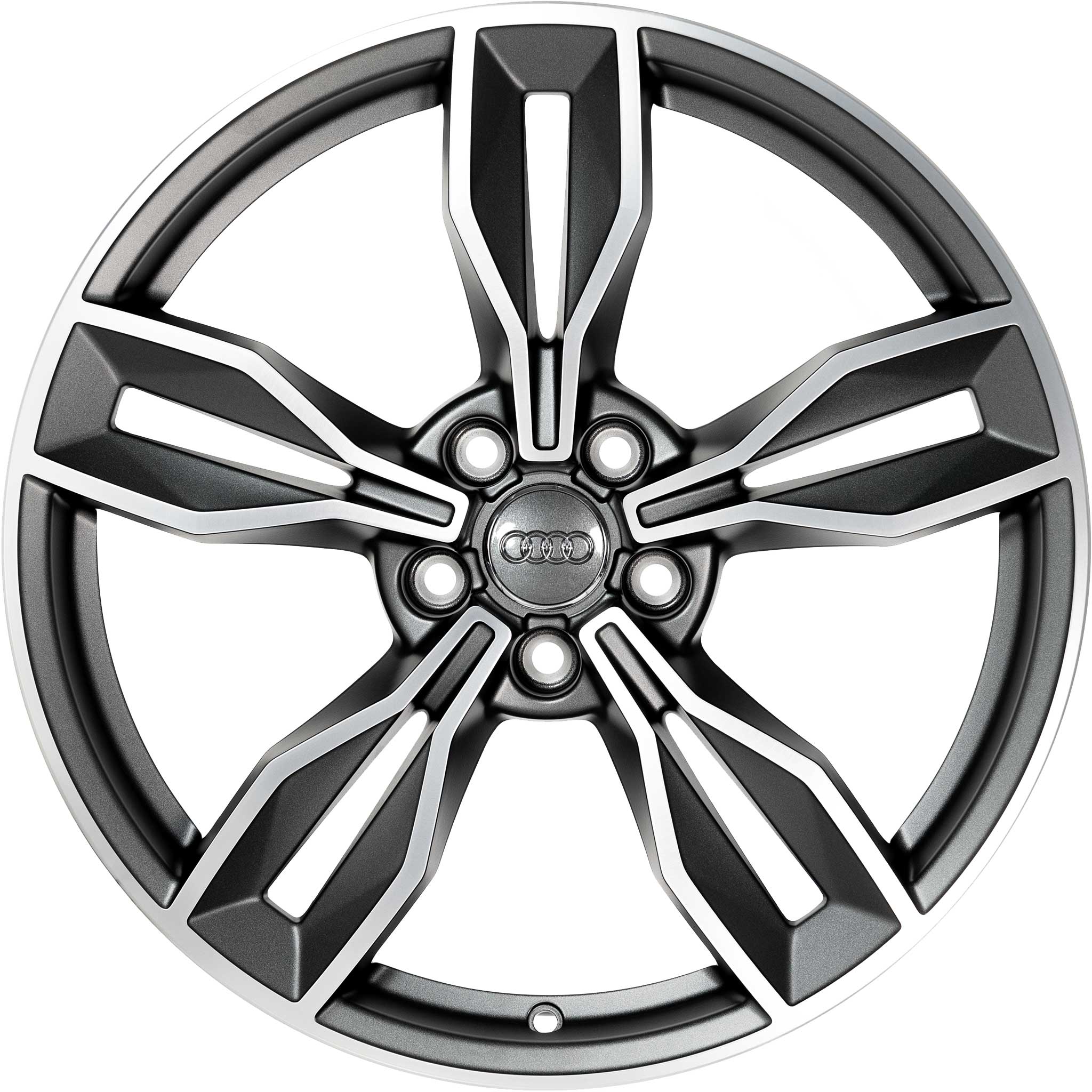 Audi 5 Arm Facet [TT 8S] Graphite Grey with Diamond Cut Alloy Wheel Product Image #1