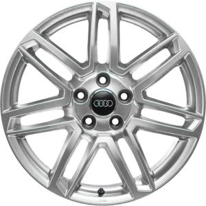 Audi 7 Double Spoke [TT 8S] Galvano Silver Alloy Wheel for Audi TT 8S - Sizes 18in