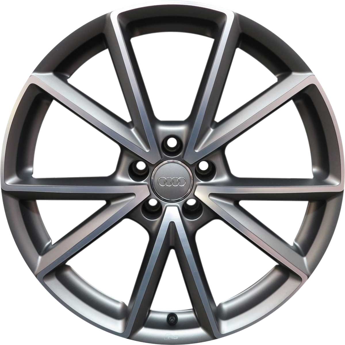 Audi 5 V Spoke [TT 8S] Titanium Grey with Diamond Cut Alloy Wheel Product Image #1