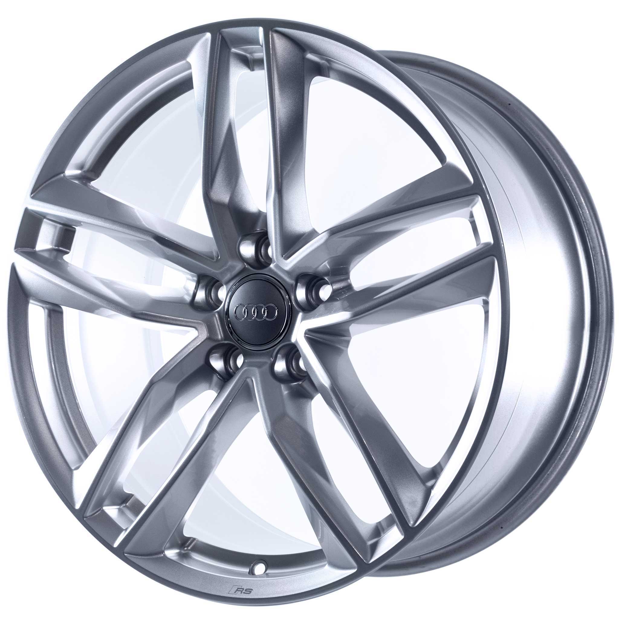 Audi RS 5 Double Spoke [TT 8S] Galvano Silver Alloy Wheel Product Image #2