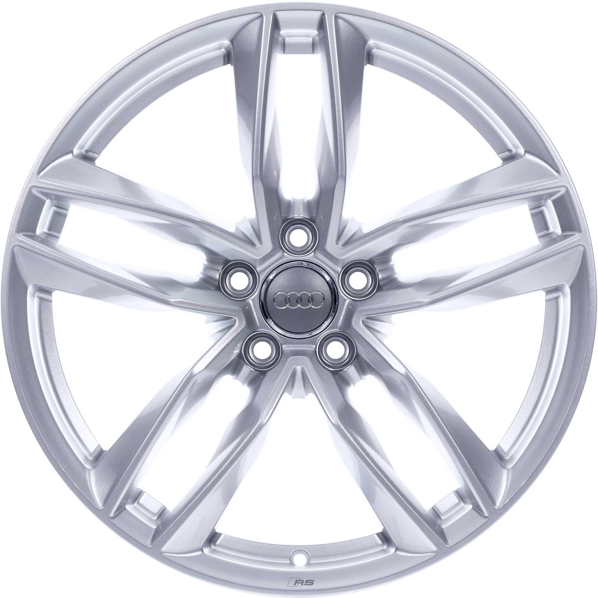 Audi RS 5 Double Spoke [TT 8S] Galvano Silver Alloy Wheel Product Image #1