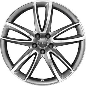Grey Audi 5 Arm Parabola alloy wheel