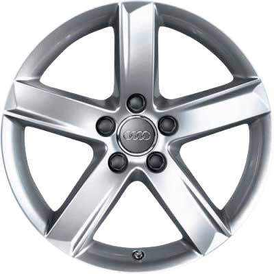 Audi 5 Spoke [A5 8T] Diamond Silver Alloy Wheel Product Image #1