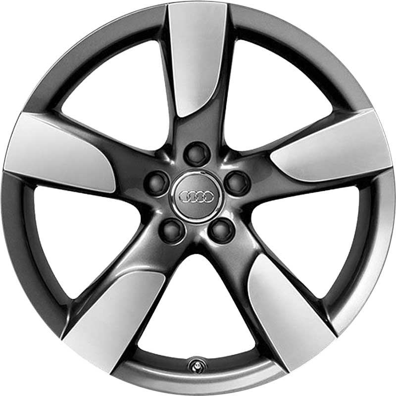 Audi 5 Arm Hollow [A5 8T] Anthracite Alloy Wheel Product Image #1