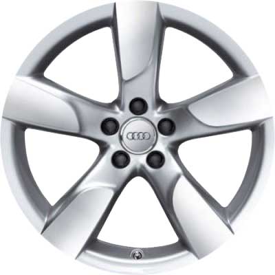 Audi 5 Arm Hollow [A5 8T] Diamond Silver Alloy Wheel Product Image #1