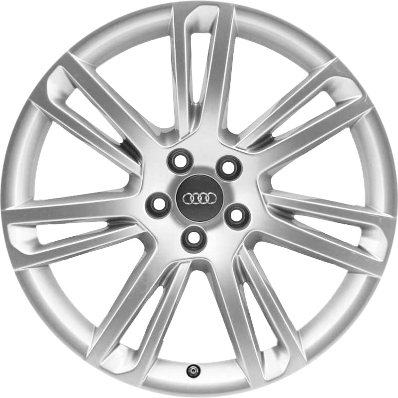Audi 7 Spoke Rotor [A5 8T] Diamond Silver Alloy Wheel Product Image #1