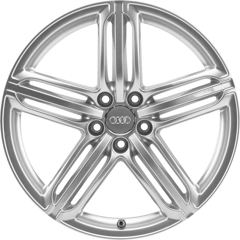 Audi 5 Segment Spoke [A5 8T] Silver Alloy Wheel Product Image #1