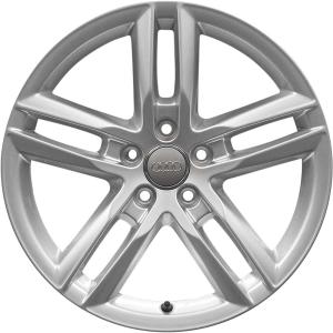 18" Audi 5 Double Spoke [A5 8T] Silver alloy wheel