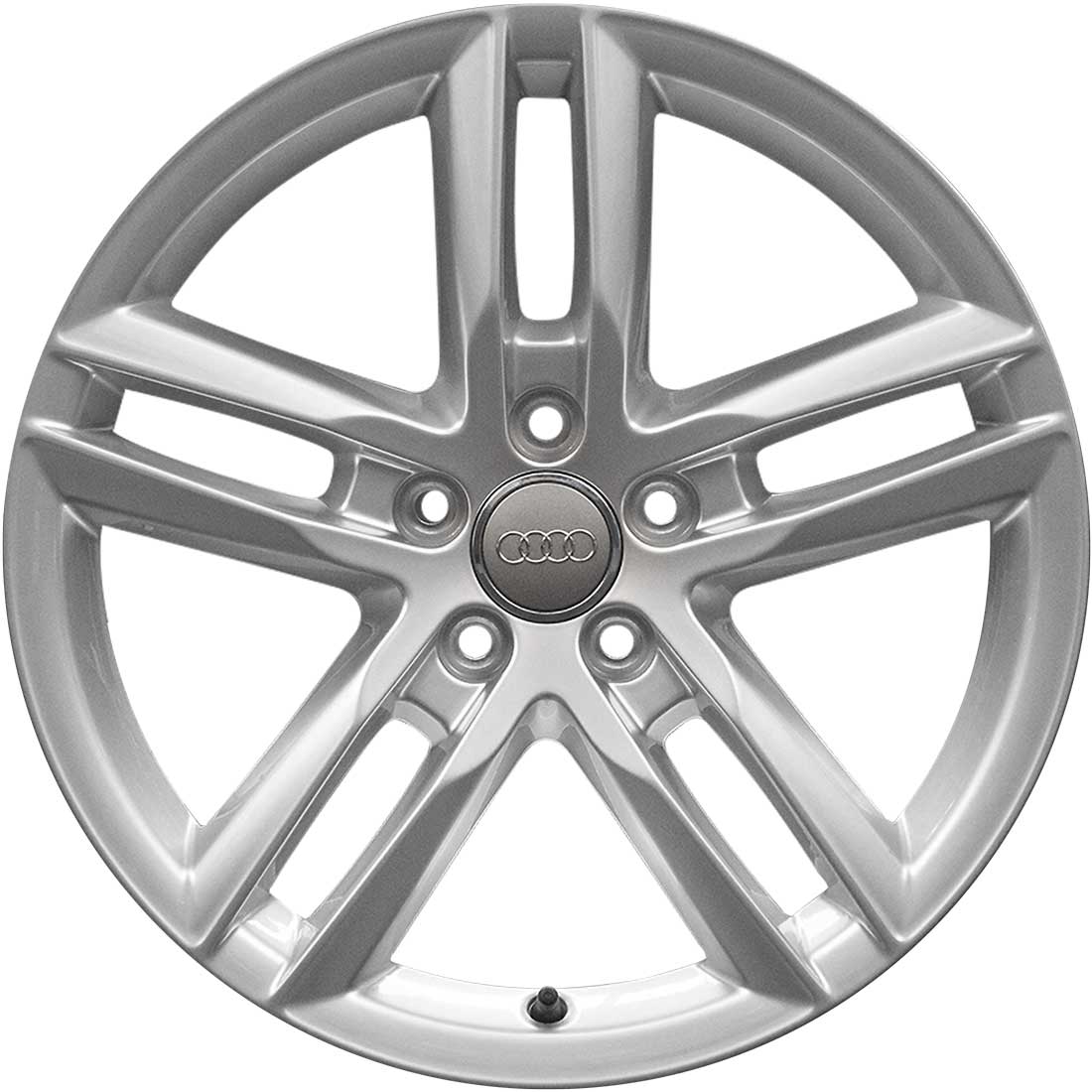 Audi 5 Double Spoke [A5 8T] Silver Alloy Wheel Product Image #1