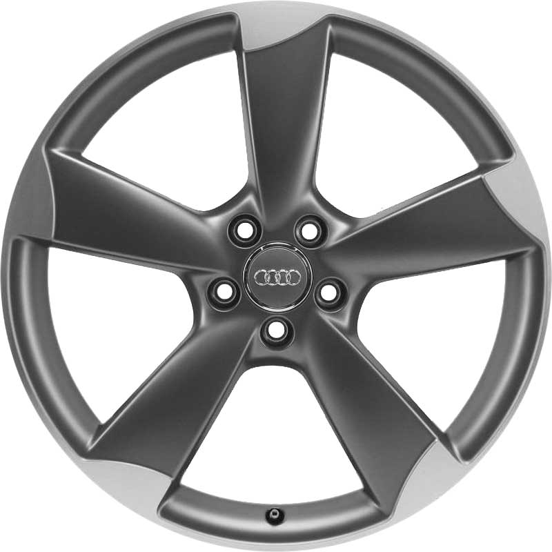 Audi 5 Rotor Spoke [A5 8T] Titanium Grey Alloy Wheel Product Image #1