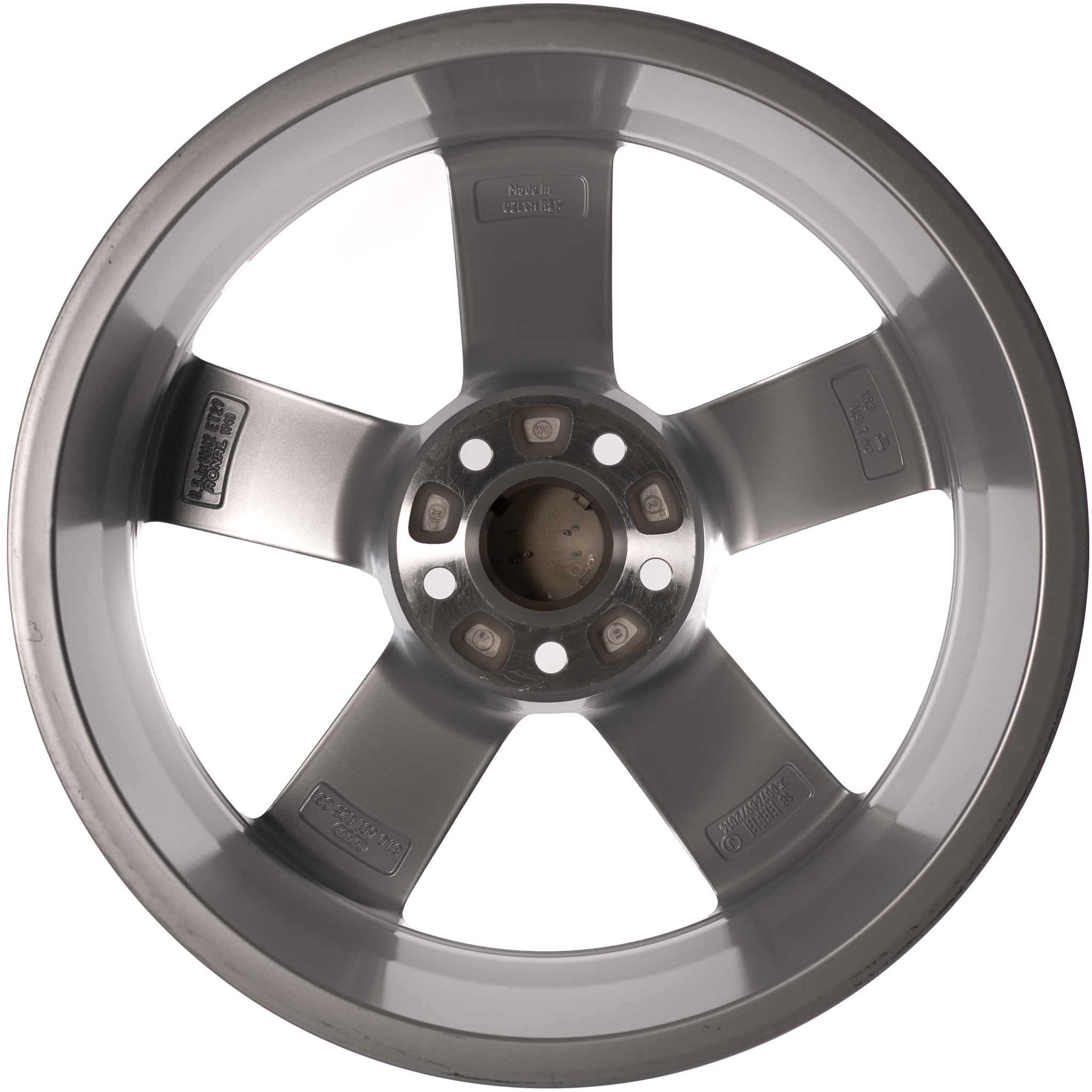 Audi 5 Spoke [A5 8T] Silver Alloy Wheel Product Image #3