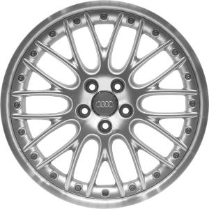 Audi 20 Spoke 2pc [A5 8T] Diamond Silver Alloy Wheel for Audi A5 & S5 B8 (8T) - Sizes 19in