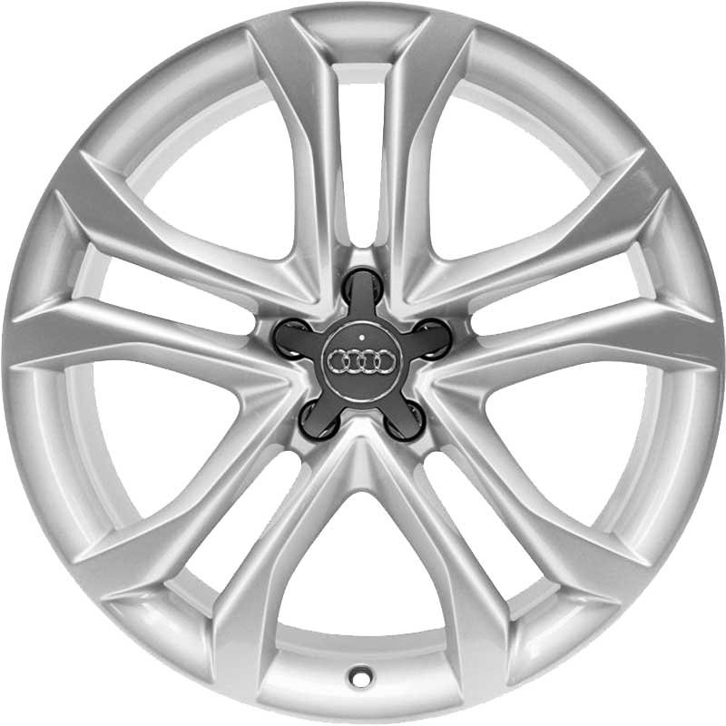 Audi 5 Parallel S Spoke [A5 8T] Diamond Silver Alloy Wheel Product Image #1