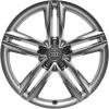Audi 5 Parallel Spoke [A5 8T] Diamond Silver Wheel Img 1