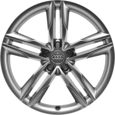 Audi 5 Parallel Spoke [A5 8T] Diamond Silver Alloy Wheel Product Image #1