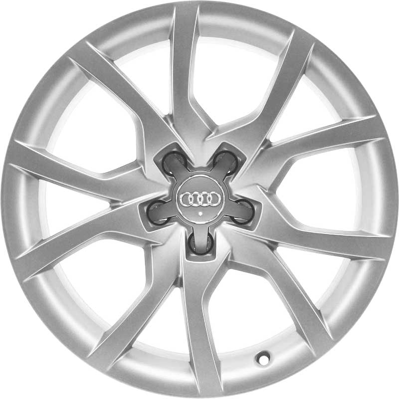 Audi 10 V Spoke [A5 8T] Diamond Silver Alloy Wheel Product Image #1