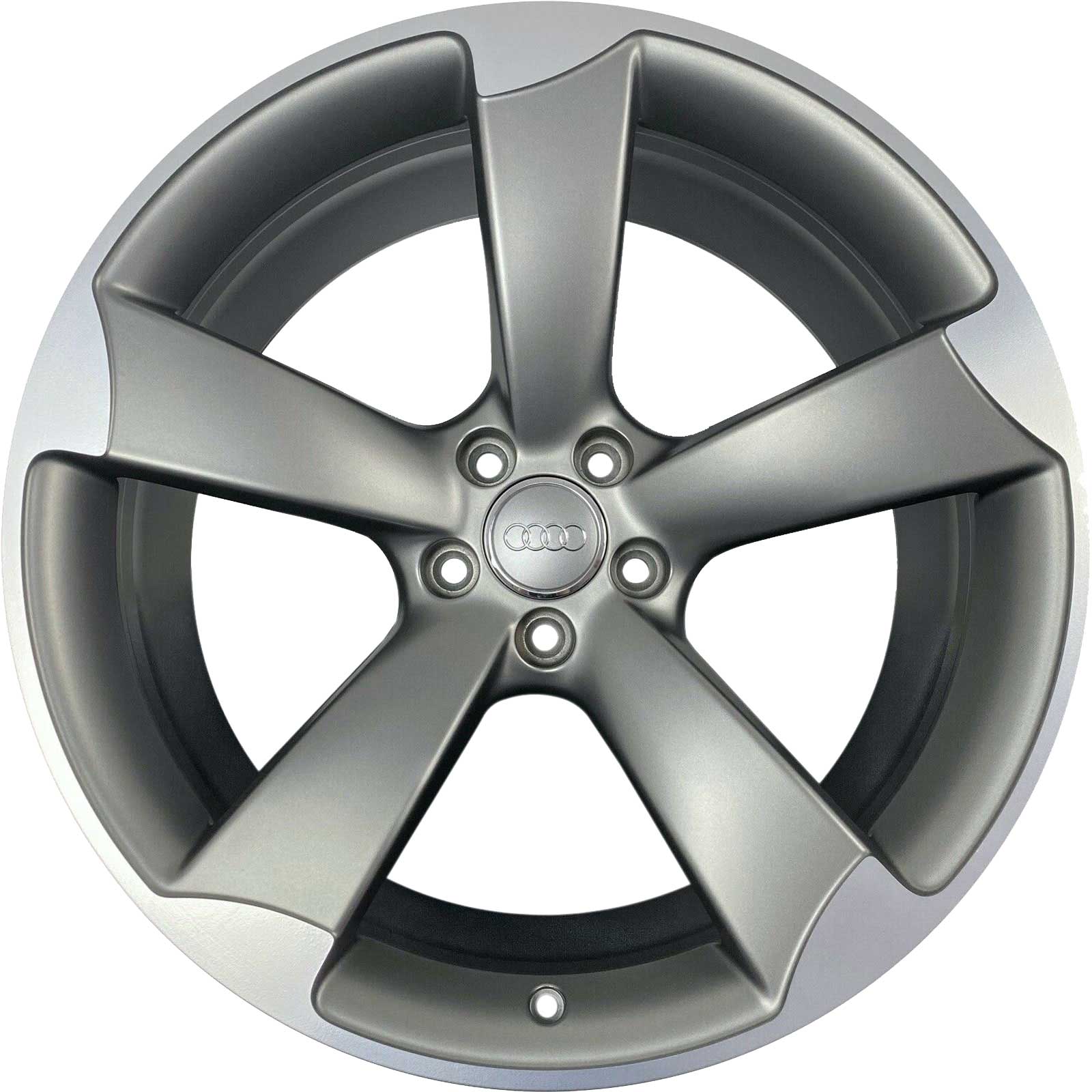Audi 5 Rotor Spoke [A5 8T] Titanium Grey Alloy Wheel Product Image #1