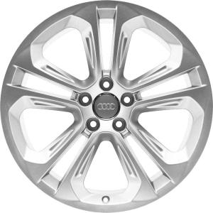 19" Audi 5 Double Spoke Off Road [Q3 8U] Silver alloy wheel