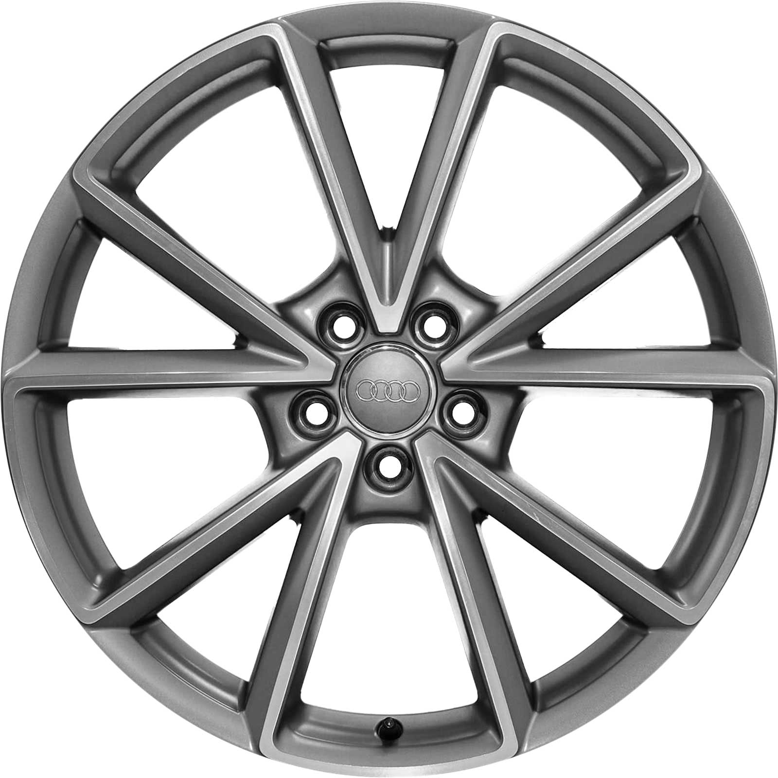 Audi 5 V Spoke [Q3 8U] Titanium Grey with Diamond Cut Alloy Wheel Product Image #1