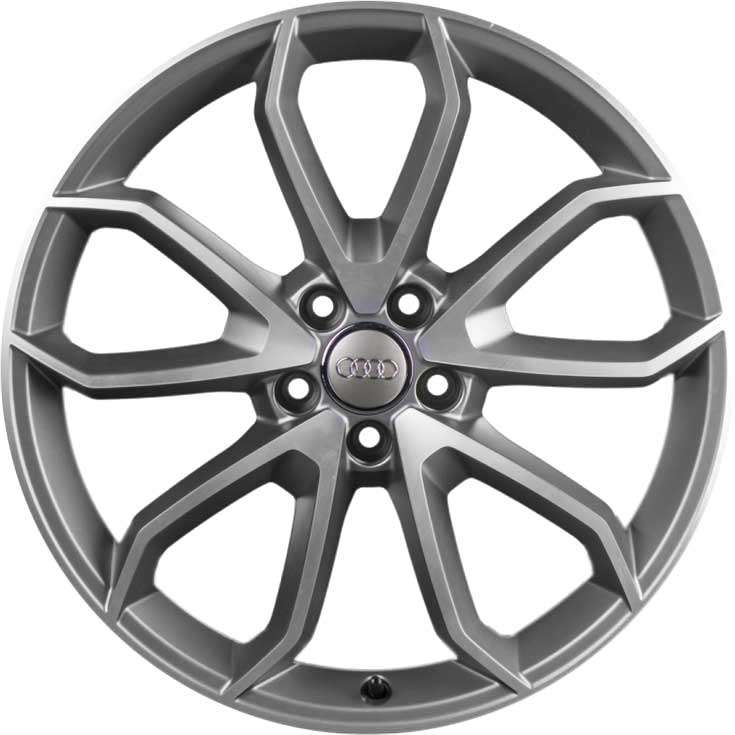 Audi 5 Twin Spoke Honeycomb [Q3 8U] Titanium Grey Alloy Wheel Product Image #1