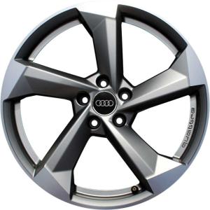 19" Audi 5 Arm Turbine [Q3 8U] Platinum with Diamond Cut alloy wheel