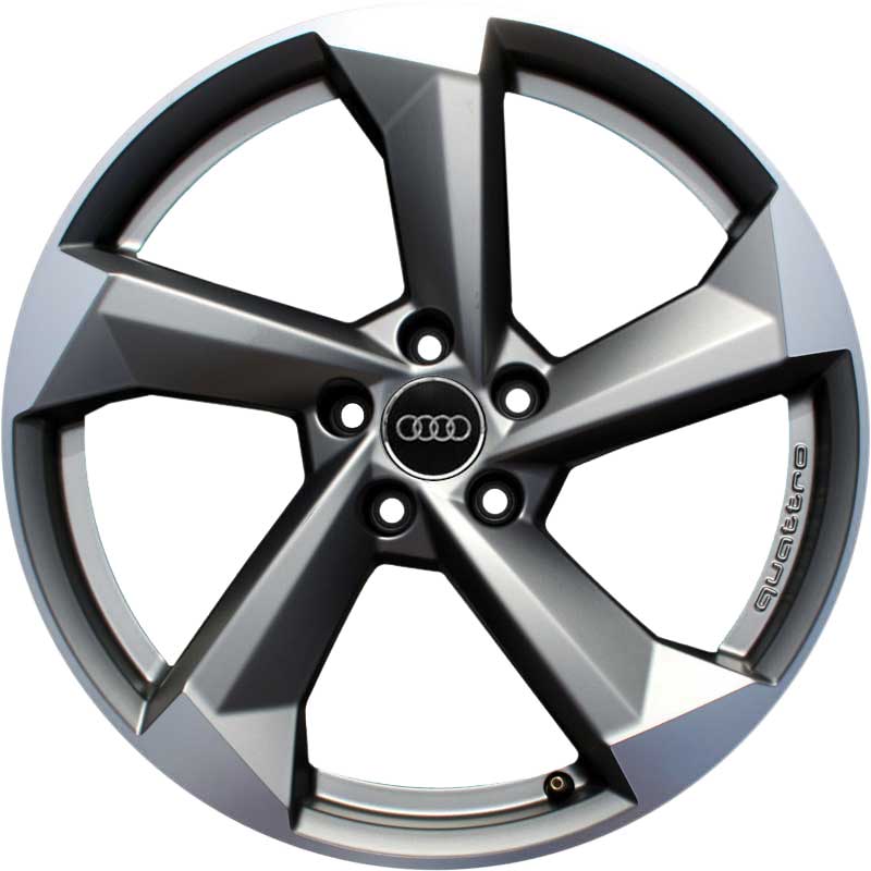 Audi 5 Arm Turbine [Q3 8U] Platinum with Diamond Cut Alloy Wheel Product Image #1