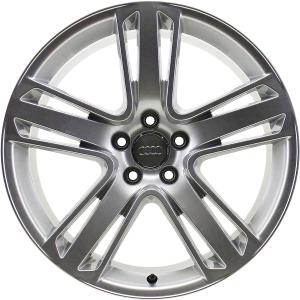 18" Audi 5 Spoke Aero [Q3 8U] Silver alloy wheel