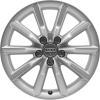 Audi 10 Spoke [Q3 8U] Diamond Silver Wheel Img 1