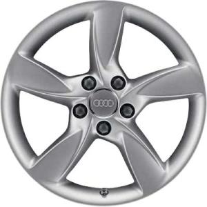 Audi 5 Arm Helica [A3 8V] Diamond Silver Alloy Wheel for Audi A3 & S3 8V - Sizes 17in