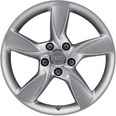 Audi 5 Arm Helica [A3 8V] Diamond Silver Alloy Wheel Product Image #1
