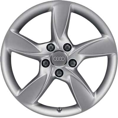 Audi 5 Arm Helica [A3 8V] Diamond Silver Alloy Wheel Product Image #1