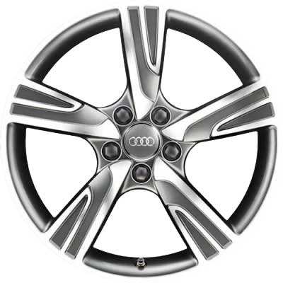 Audi 5 Arm Velum [A3 8V] Anthracite Alloy Wheel Product Image #1