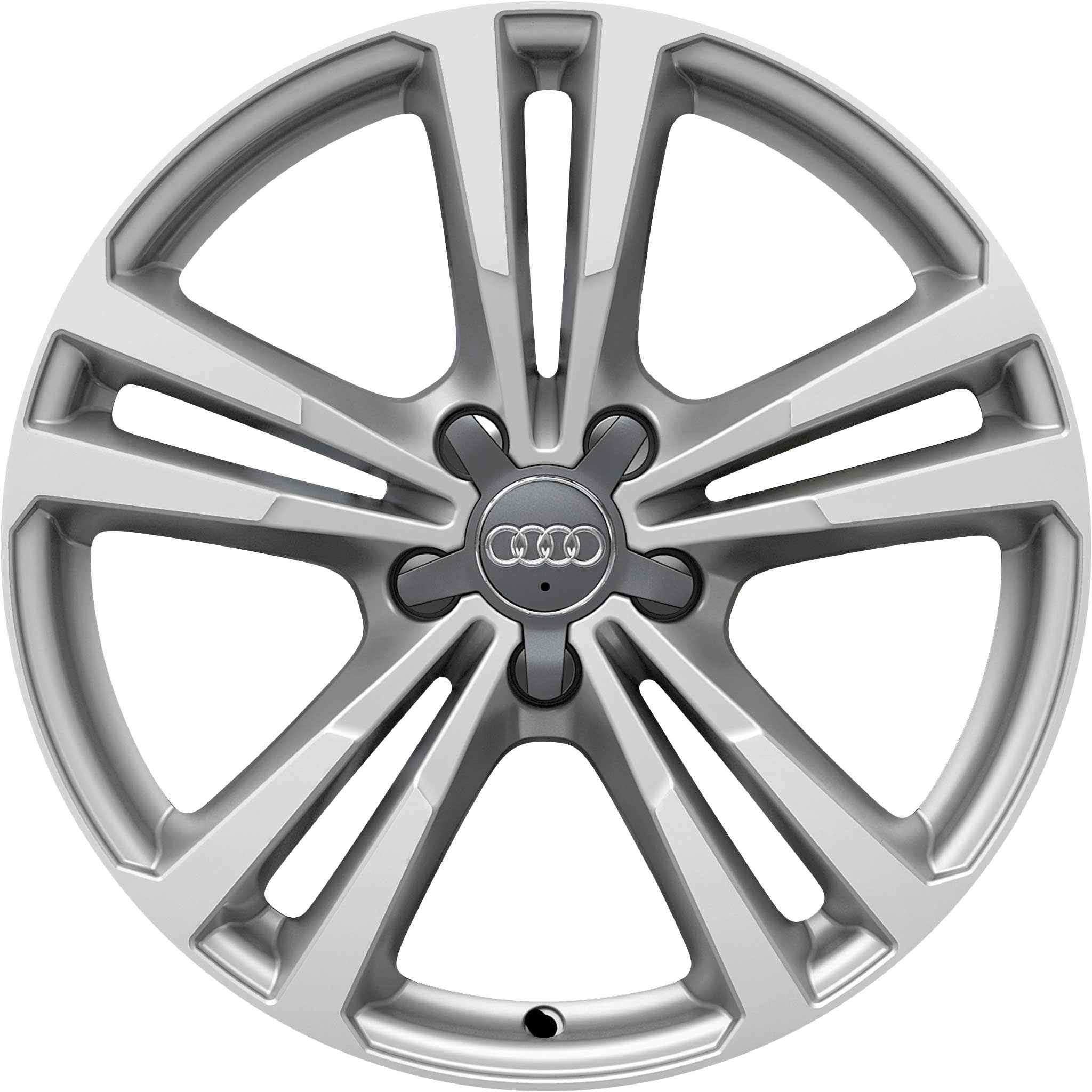 Audi 5 Parallel Spoke [A3 8V] Diamond Silver Alloy Wheel Product Image #1