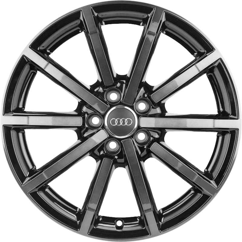 Audi 10 Spoke [A3 8V] Titanium Grey with Diamond Cut Alloy Wheel Product Image #1