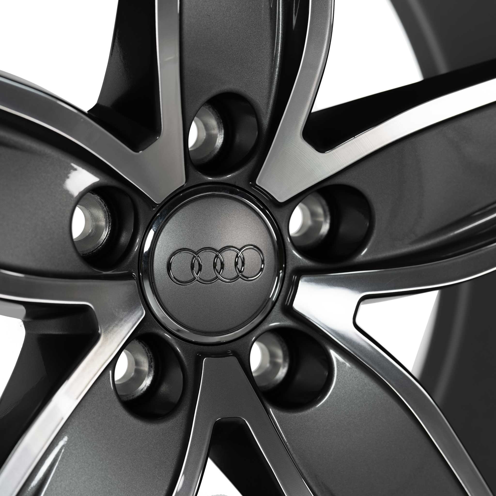 Audi 5 Arm Wing [A3 8V] Titanium Grey with Diamond Cut Alloy Wheel Product Image #4
