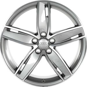 Grey Audi 5 Arm Wing alloy wheel