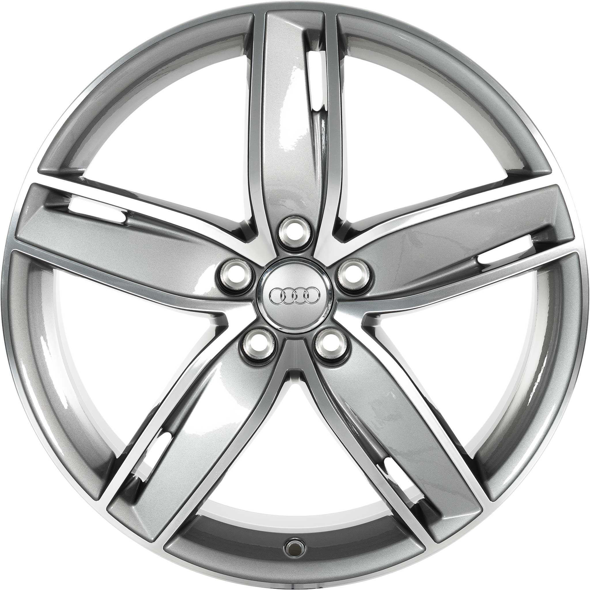 Audi 5 Arm Wing [A3 8V] Titanium Grey with Diamond Cut Alloy Wheel Product Image #1